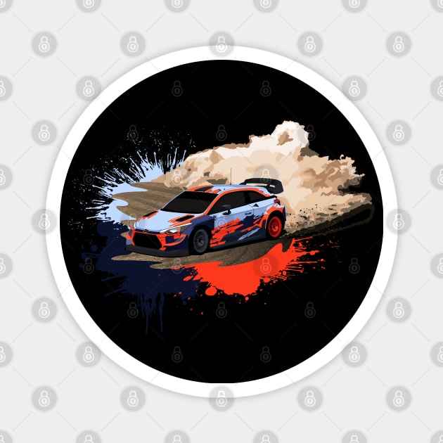 i20 WRC Magnet by AutomotiveArt